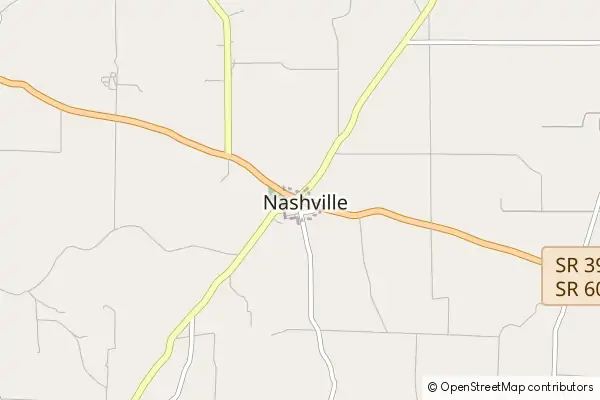 Mapa Nashville