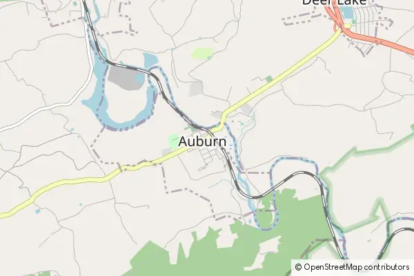 Mapa Auburn