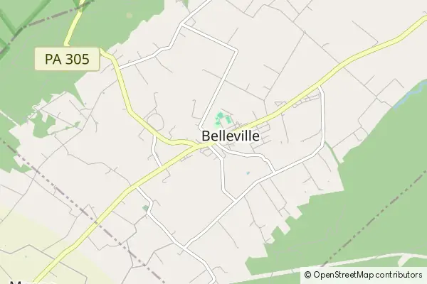 Mapa Belleville