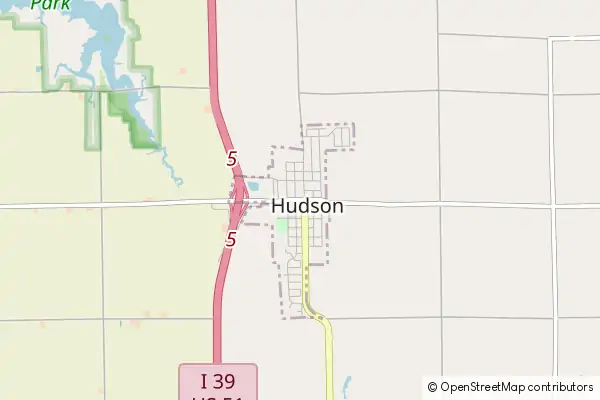 Mapa Hudson