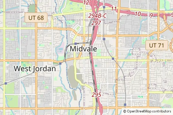 Mapa Midvale