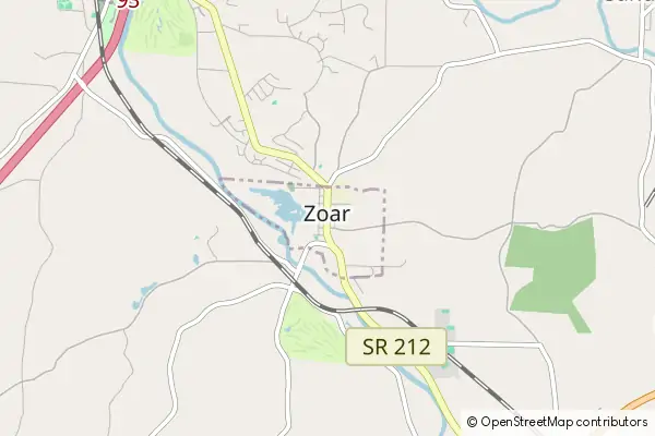 Mapa Zoar