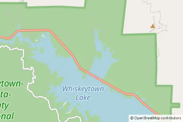 Mapa Whiskeytown