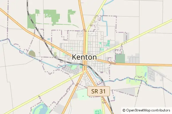 Mapa Kenton