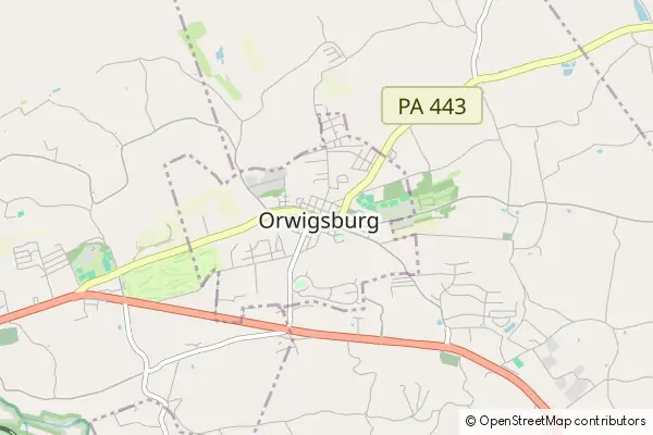 Mapa Orwigsburg