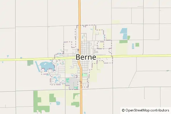 Mapa Berne