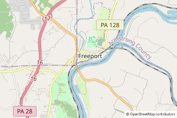 Mapa Freeport