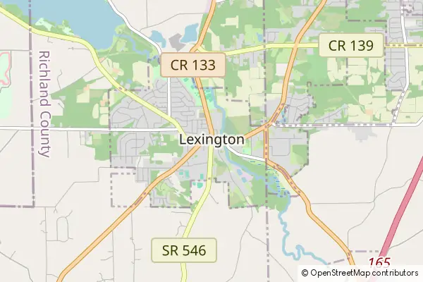 Mapa Lexington