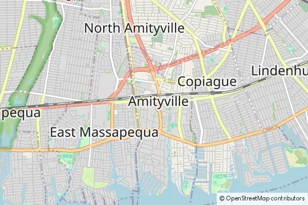 Mapa Amityville