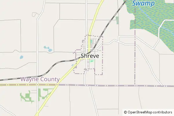 Mapa Shreve