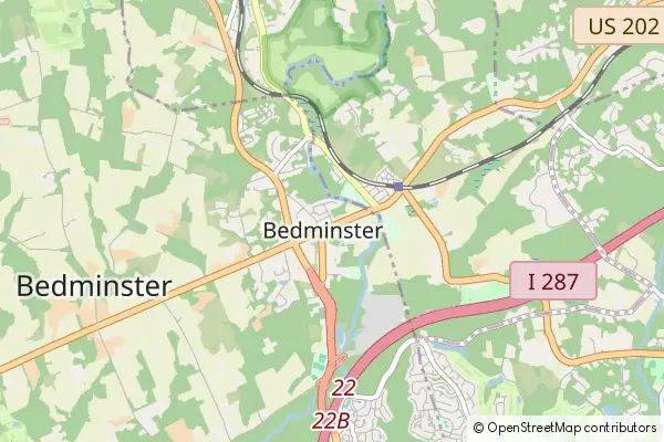 Mapa Bedminster