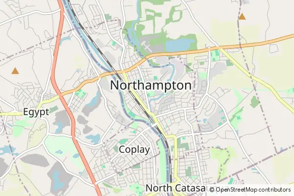 Mapa Northampton