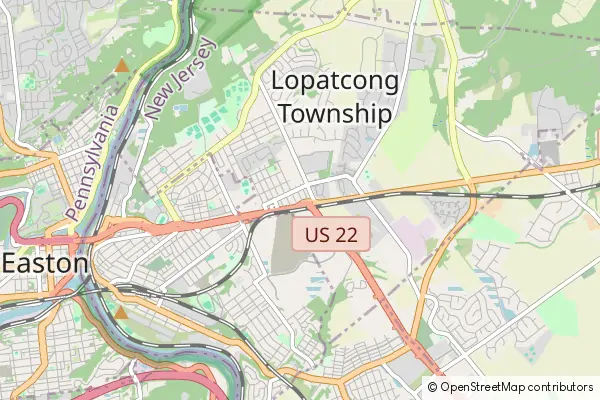 Mapa Lopatcong