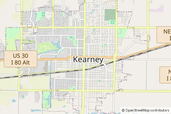 Mapa Kearney