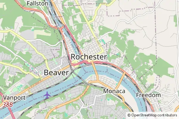 Mapa Rochester