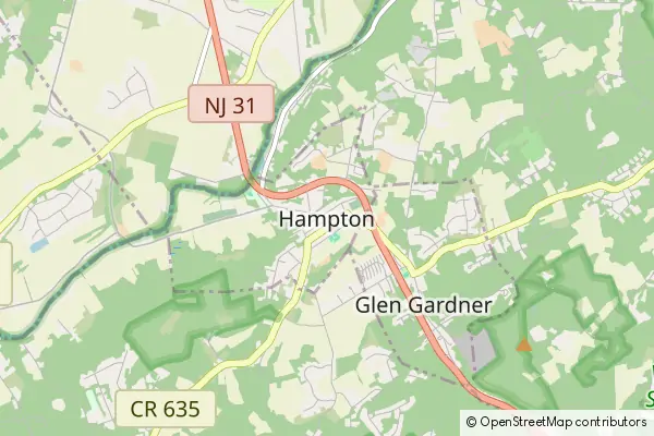 Mapa Hampton