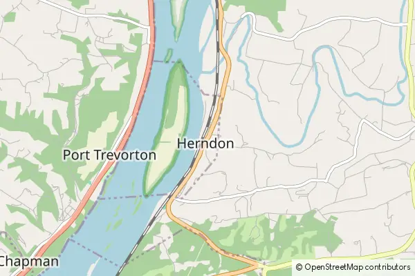 Mapa Herndon