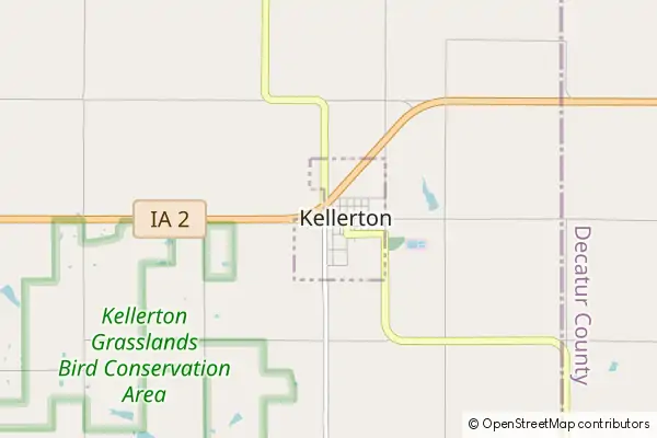 Mapa Kellerton