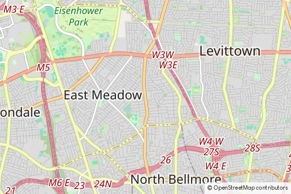 Mapa East Meadow