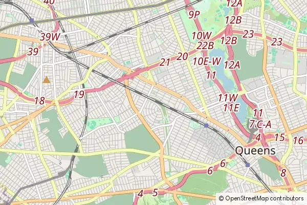 Mapa Rego Park