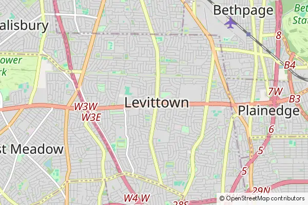 Mapa Levittown