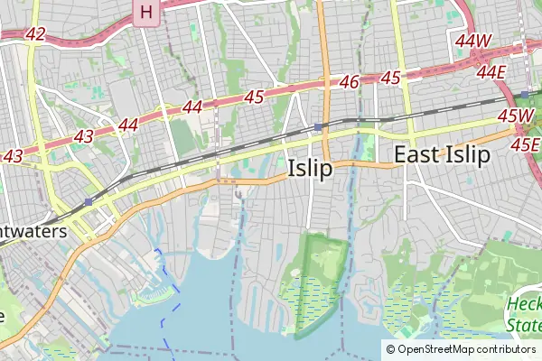 Mapa Islip