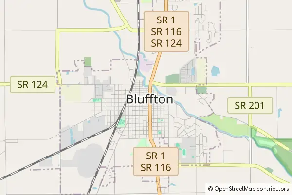 Mapa Bluffton