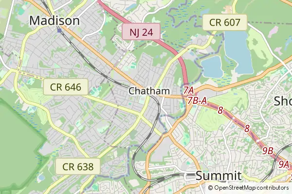 Mapa Chatham