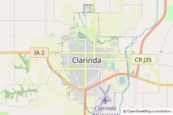 Mapa Clarinda