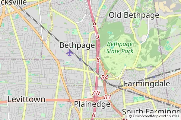 Mapa Bethpage