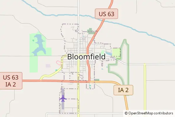 Mapa Bloomfield