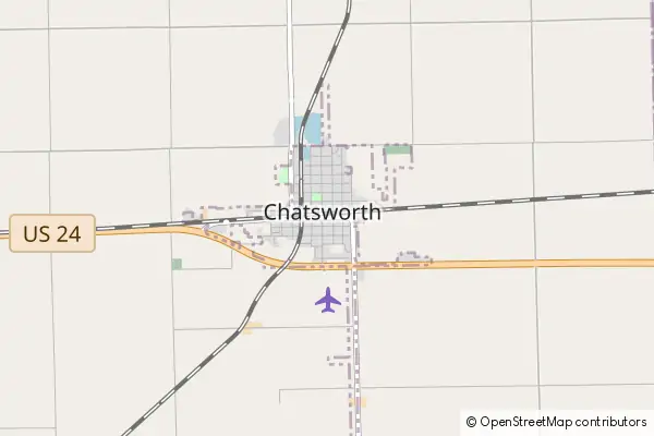 Mapa Chatsworth