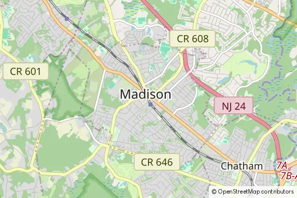 Mapa Madison