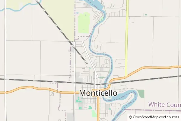 Mapa Monticello