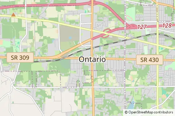 Mapa Ontario