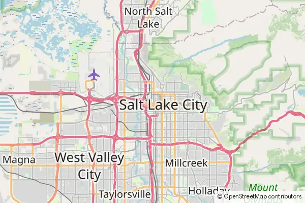 Mapa Salt Lake City