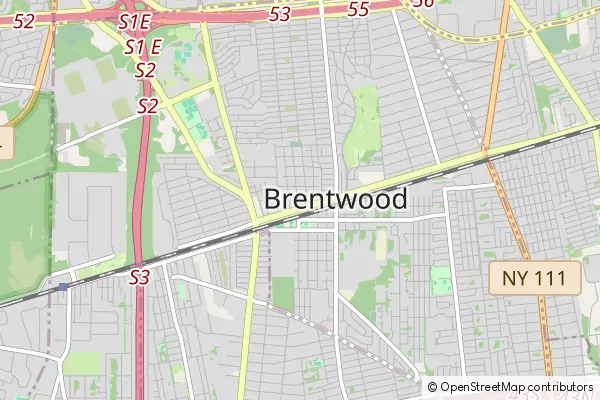 Mapa Brentwood