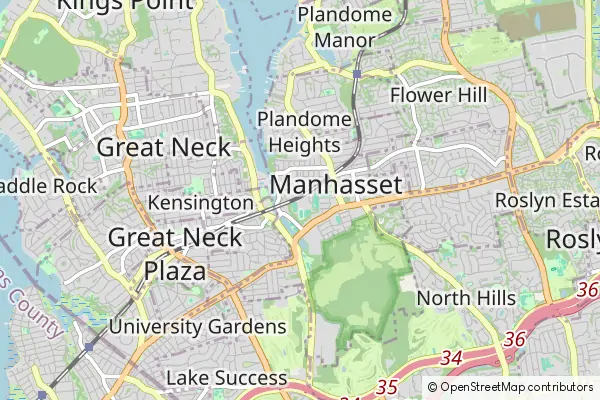 Mapa Manhasset