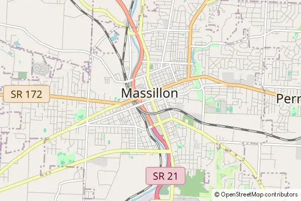 Mapa Massillon