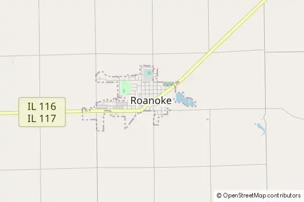 Mapa Roanoke