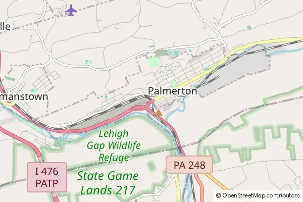 Mapa Palmerton