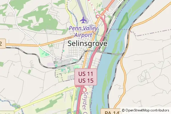 Mapa Selinsgrove