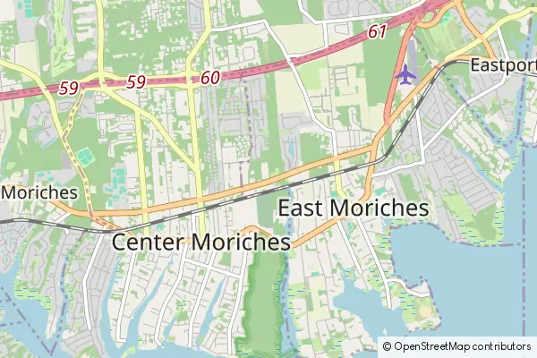 Mapa Center Moriches