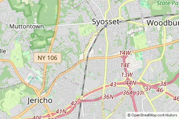 Mapa Syosset