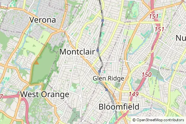 Mapa Montclair