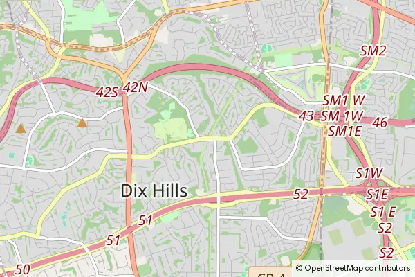 Mapa Dix Hills