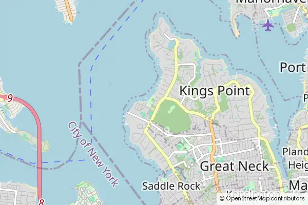 Mapa Kings Point