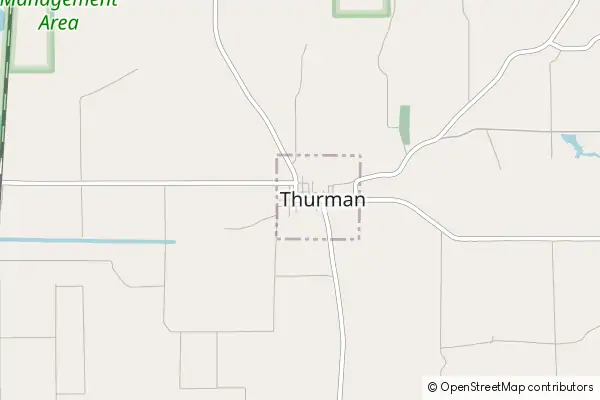 Mapa Thurman