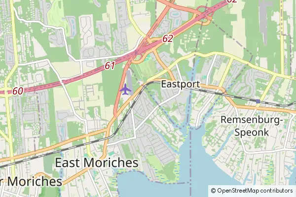 Mapa East Moriches