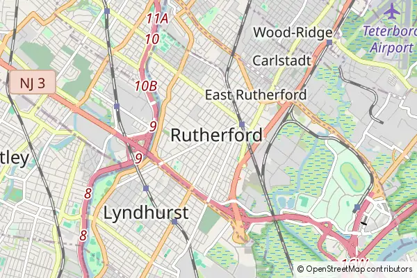 Mapa Rutherford